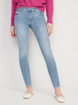 Jeans Skinny Old Navy Rock Star - Taille 14 Femme - Rose - Mi-haute Taille - Occasion Très Bon état
