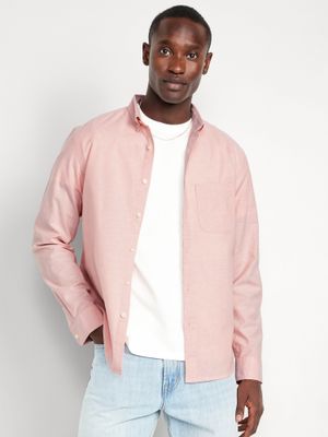 Camisa oxford de corte regular para uso diario para hombre Old Navy